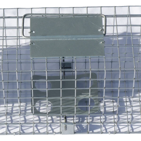 Durchlauf Lebendfalle aus verzinktem Stahl für Marder und Ratten, 65 x 17 x 20 cm – Hofman Pest Control