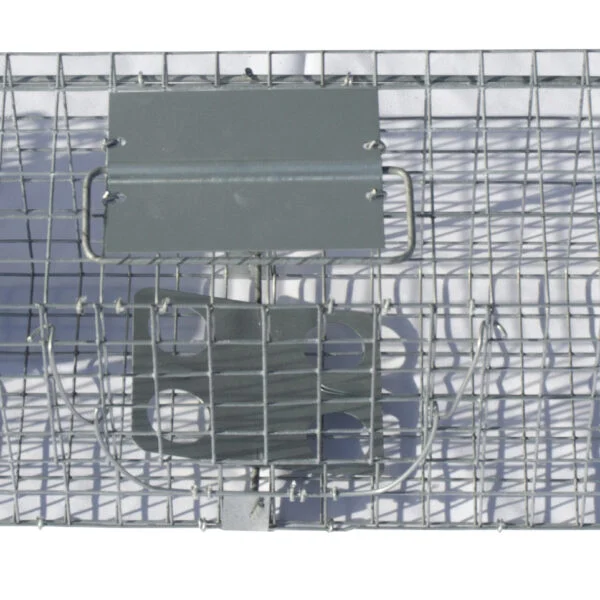 Durchgangsfalle aus verzinktem Stahl für Marder und Ratten, 102 x 17 x 20 cm – Hofman Pest Control