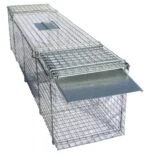 Durchgangsfalle aus verzinktem Stahl für Marder und Ratten, 102 x 17 x 20 cm – Hofman Pest Control – Bild 3