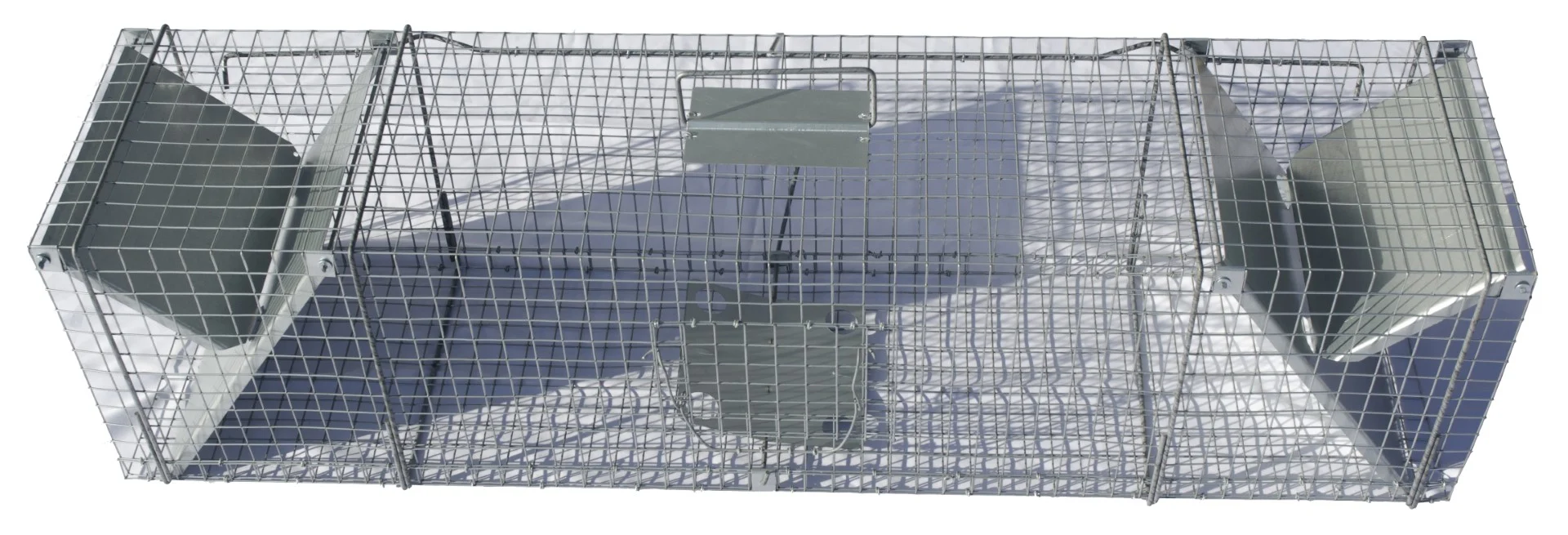 Durchlauffalle aus verzinktem Stahl für Marder und Ratten, 122 x 29 x 32 cm – Hofman Pest Control – Bild 2