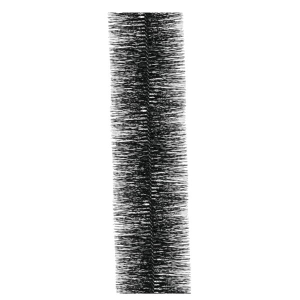 Abwehrbürste für Dachziegel, 1 m, Ø 200 mm – VentiStrip VentiBrush