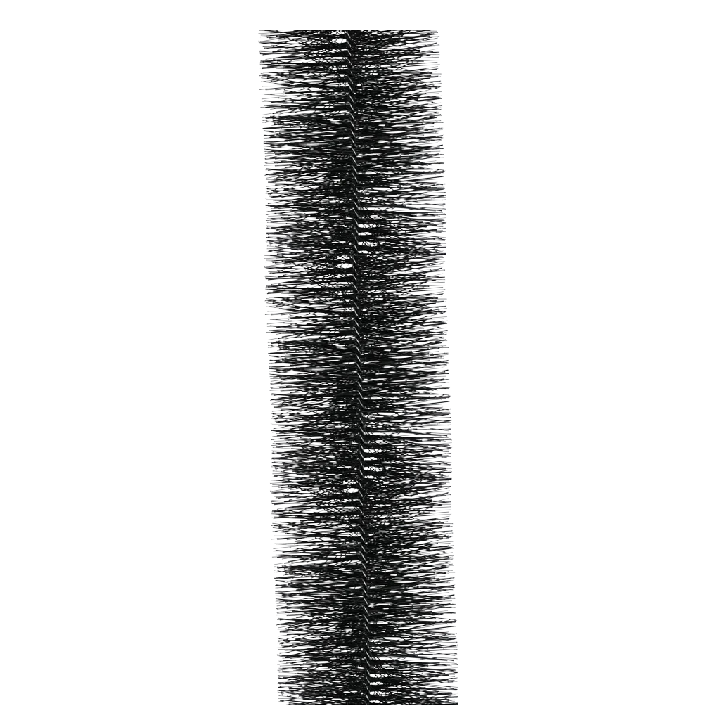 VENT0106.png Abwehrbürste für Dachziegel, 1 m, Ø 200 mm – VentiStrip VentiBrush – Bild 1