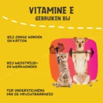 Ergänzungspulver für Hunde und Katzen mit Vitamin E und Selen, 250 g – Excellent Pets Vitamin E+ – Bild 6