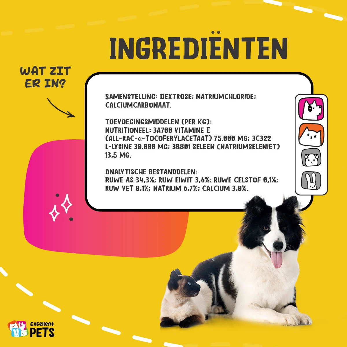 Ergänzungspulver für Hunde und Katzen mit Vitamin E und Selen, 250 g – Excellent Pets Vitamin E+ – Bild 4