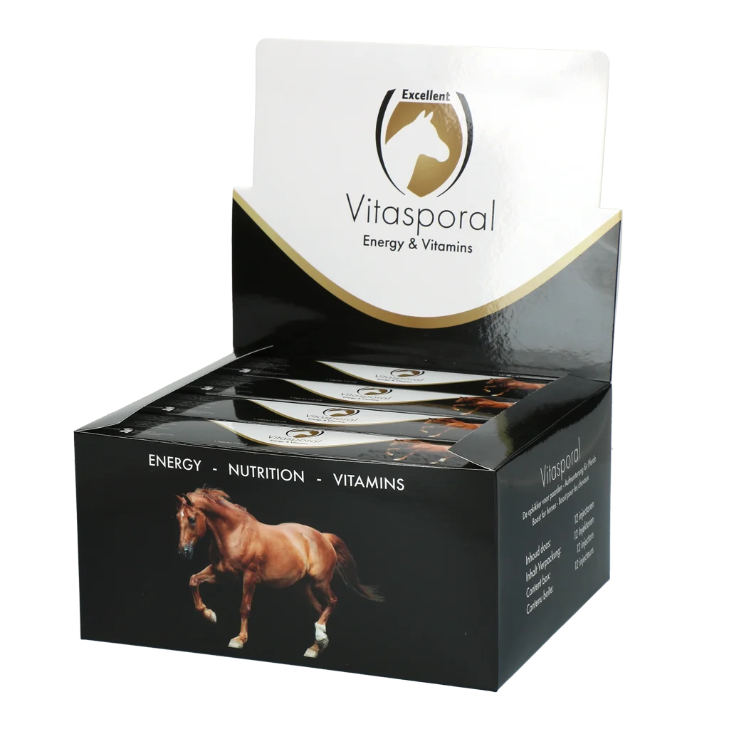 Energieergänzungsfutter für Pferde mit Vitamin A und D, 12 ml – Excellent Horse Vitasporal – Bild 2