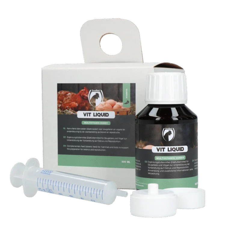 Flüssiges Multivitamin für Hühner, 100 ml – Excellent Vit Liquid Multivitamine Hobby