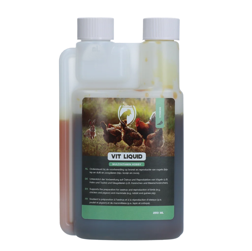 VITL00250.png Flüssiges Multivitaminpräparat für Hühner, 250 ml – Excellent Vit Liquid Multivitamine Hobby – Bild 1