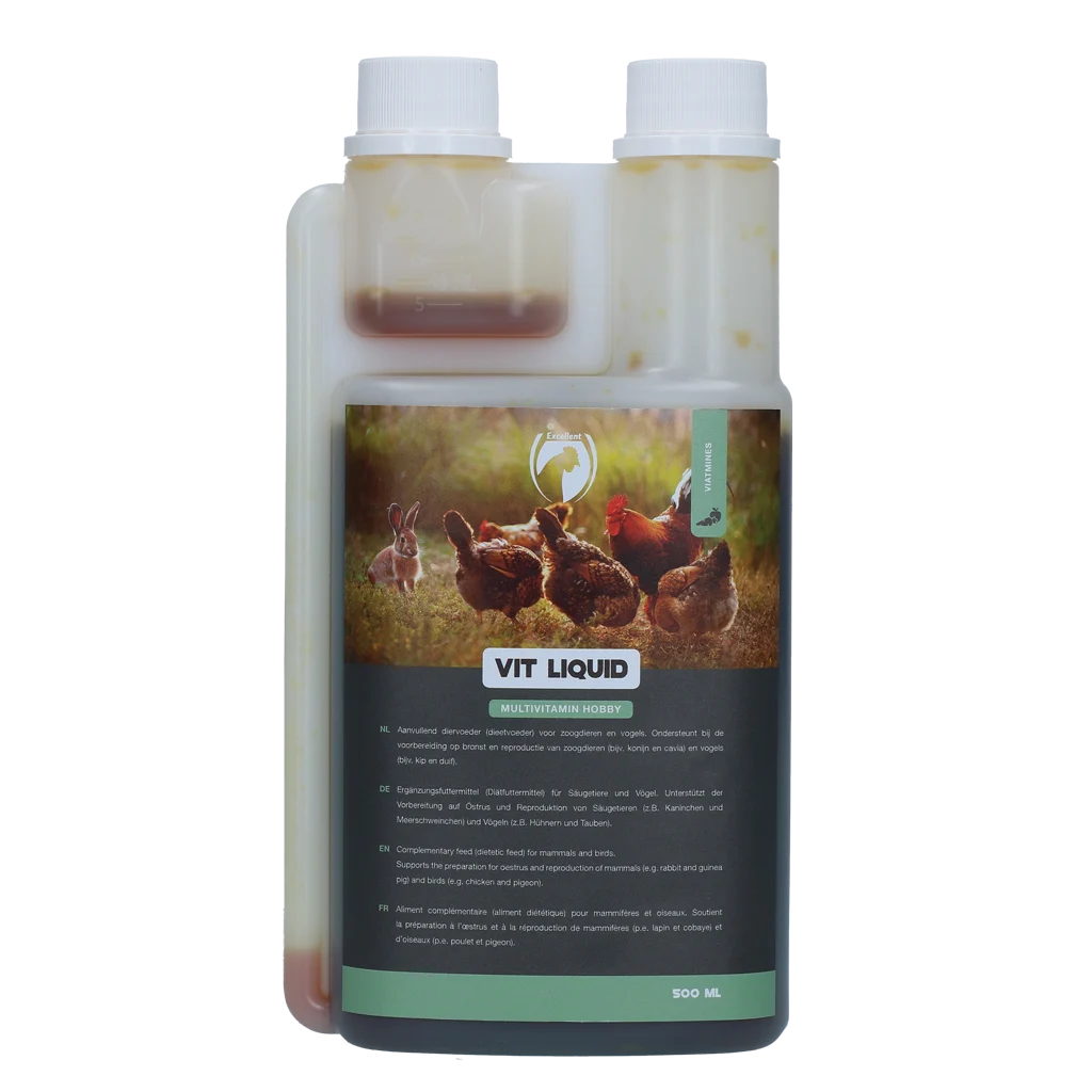 Flüssiges Multivitamin für Hühner, 500 ml – Excellent Vit Liquid Multivitamine Hobby – Bild 1