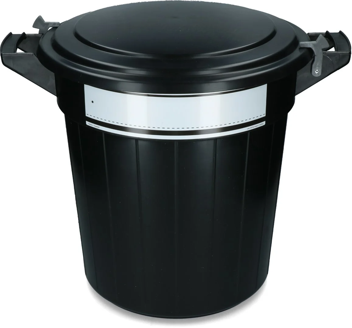 Futtertonne mit Deckel und Verschluss, 40 l – Vplast – Bild 4