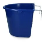 Einhängbarer Futtertrog mit Haken, 15 l, Dunkelblau – Vplast – Bild 2