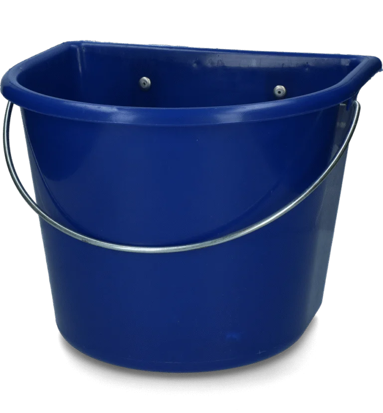 Futtertrog mit Aufhängehaken und Tragegriff, 15 l, Dunkelblau – Vplast