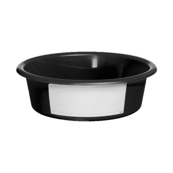 Pferdefuttertrog, 6 l, Schwarz – Vplast