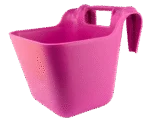 Aufhängbare Pferdefutterschale mit Griff, 14 l, Rosa – Ok-Plast