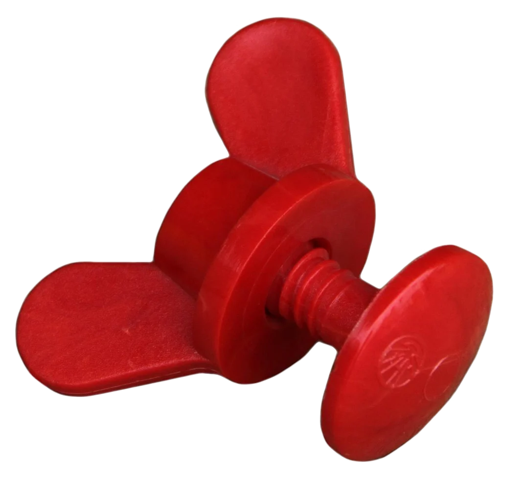 Ablassschraube für Futtertrog mit Flügelmutter, 3 cm – Ok-Plast – Bild 1