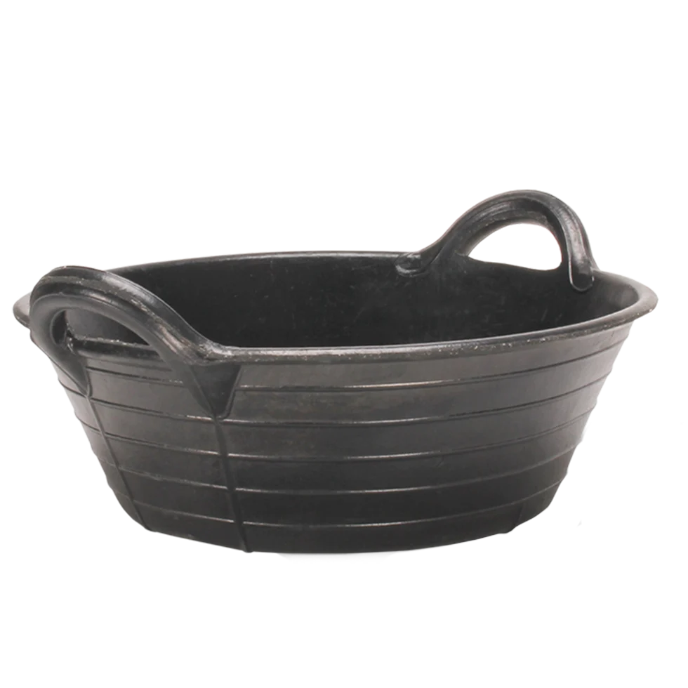 Futtertrog aus Naturkautschuk für Futter und Wasser, 11 l – Gobel – Bild 2