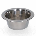 Hunde Futter und Wassernapf aus Edelstahl Ø 11 cm