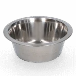 Hunde- und Wassernapf aus Edelstahl Ø 16 cm