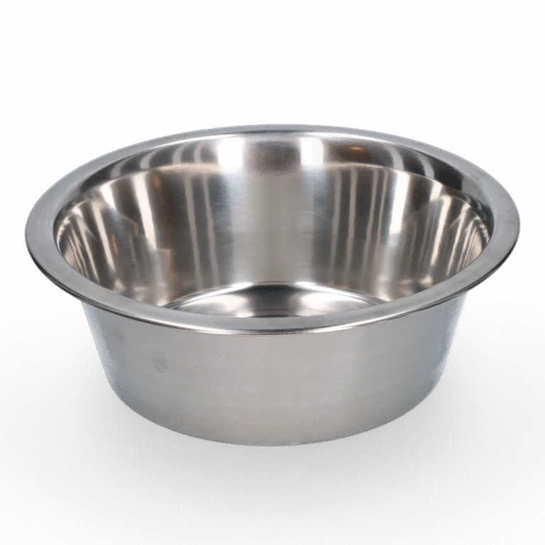 Futter und Trinknapf aus Edelstahl, Ø 21 cm