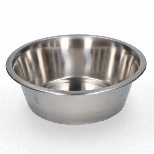 Futter- und Trinknapf aus Edelstahl, Ø 25 cm