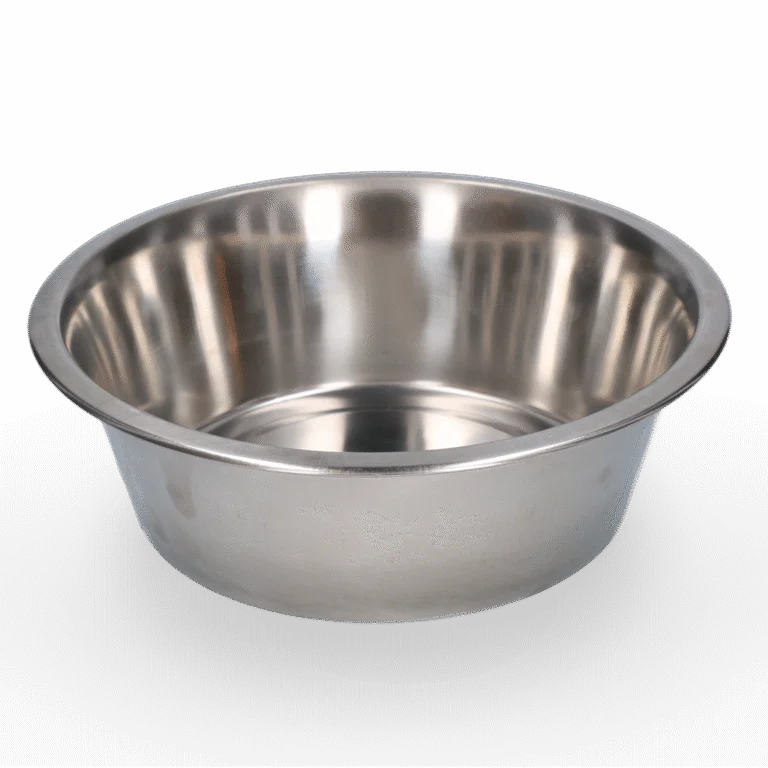 Futter- und Trinknapf aus Edelstahl, Ø 25 cm