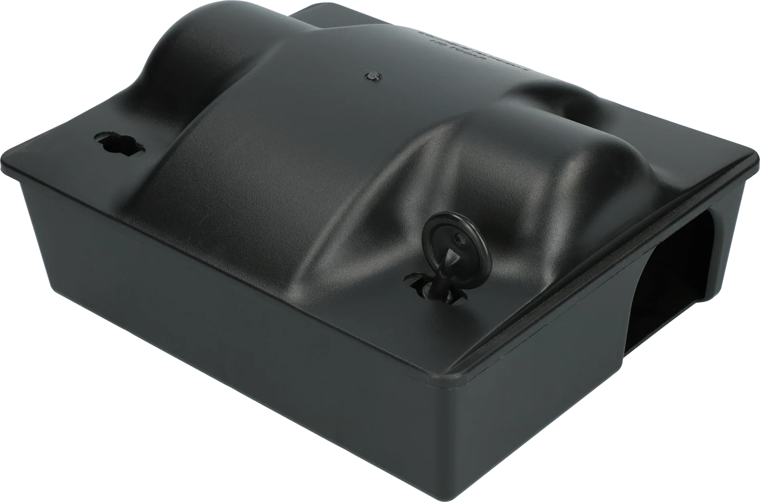 Rattenköderbox mit Köderhalter und Schlüssel, 23,5 x 19,5 x 10,5 cm – Hofman Pest Control Dual Bait – Bild 1