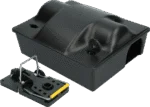 Rattenköderbox mit Rattenfalle und Schlüssel, 23,5 x 19,5 x 10,5 cm – Hofman Pest Control Dual Bait