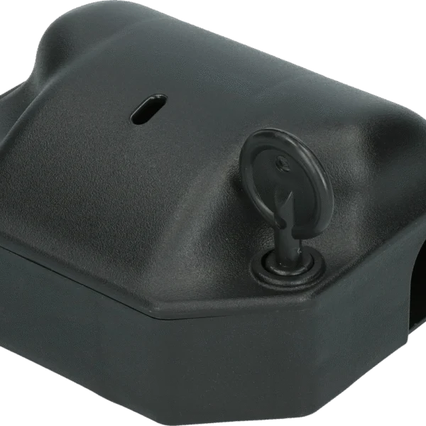 Mäuseköderbox mit Falle und Schlüssel, 12,5 x 10,5 x 6,5 cm – Hofman Pest Control Muis Combi PCO
