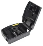Mäuseköderstation mit Kontrollschlitz, 15 x 10,8 x 7 cm – Hofman Pest Control AF Snappa Black – Bild 2