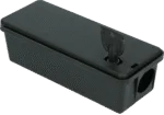 Mäuseköderbox in Tunnelform mit Schlüssel, 17,3 x 6,9 x 5,2 cm – Hofman Pest Control