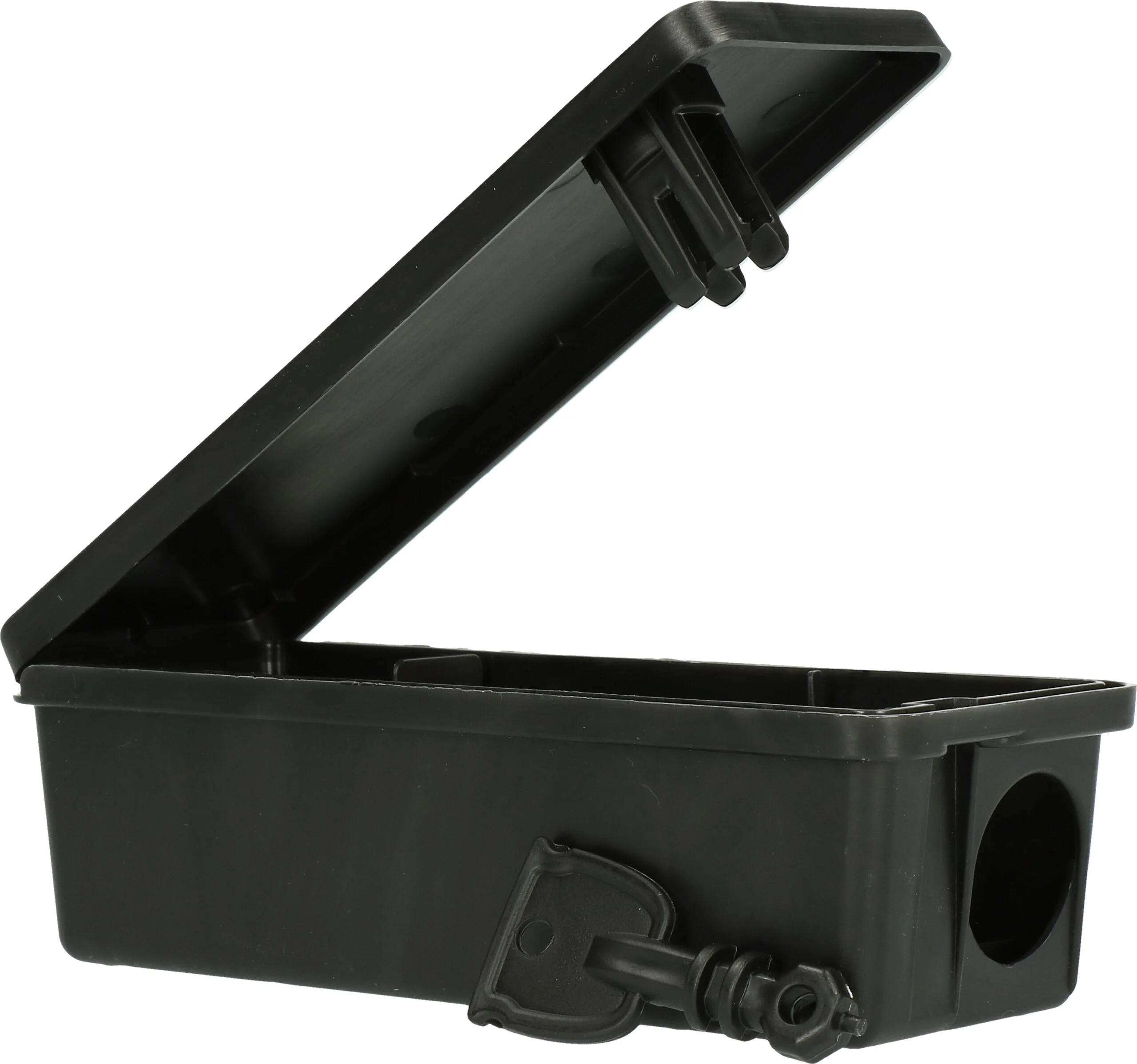 Mäuseköderbox in Tunnelform mit Schlüssel, 17,3 x 6,9 x 5,2 cm – Hofman Pest Control – Bild 2