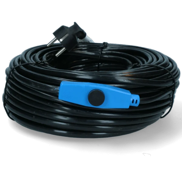 Frostschutzkabel für Wasserleitungen mit Thermostat, 37 m, 592 W – Gobel