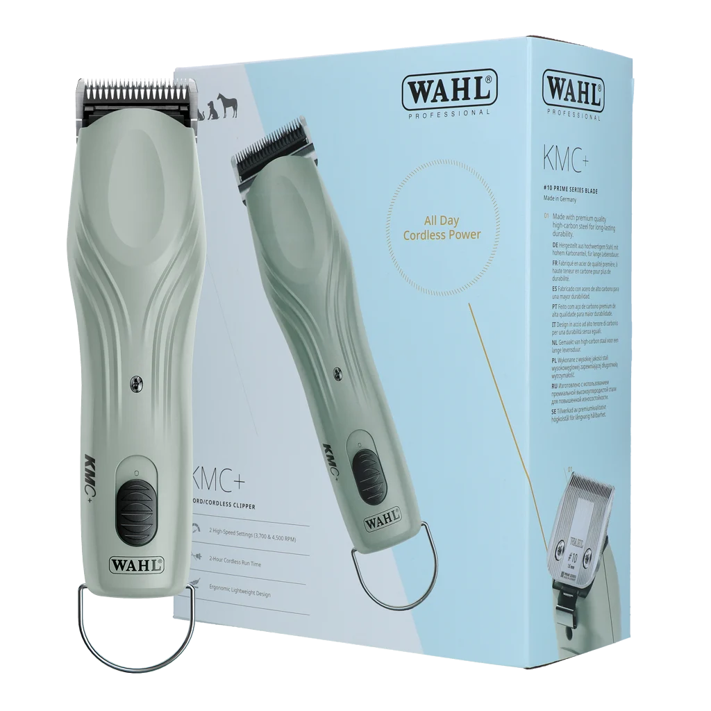 Pferdeschermaschine mit Kabel und Akku, 2 Geschwindigkeiten – Wahl KMC+ – Bild 1
