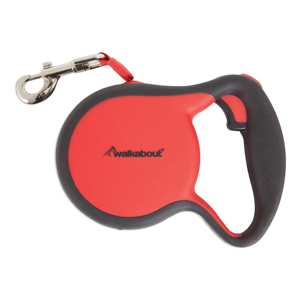 WALK02397.png Einziehbare Hundeleine Rot XS, 3,1 m – Petmate Walkabout – Bild 1
