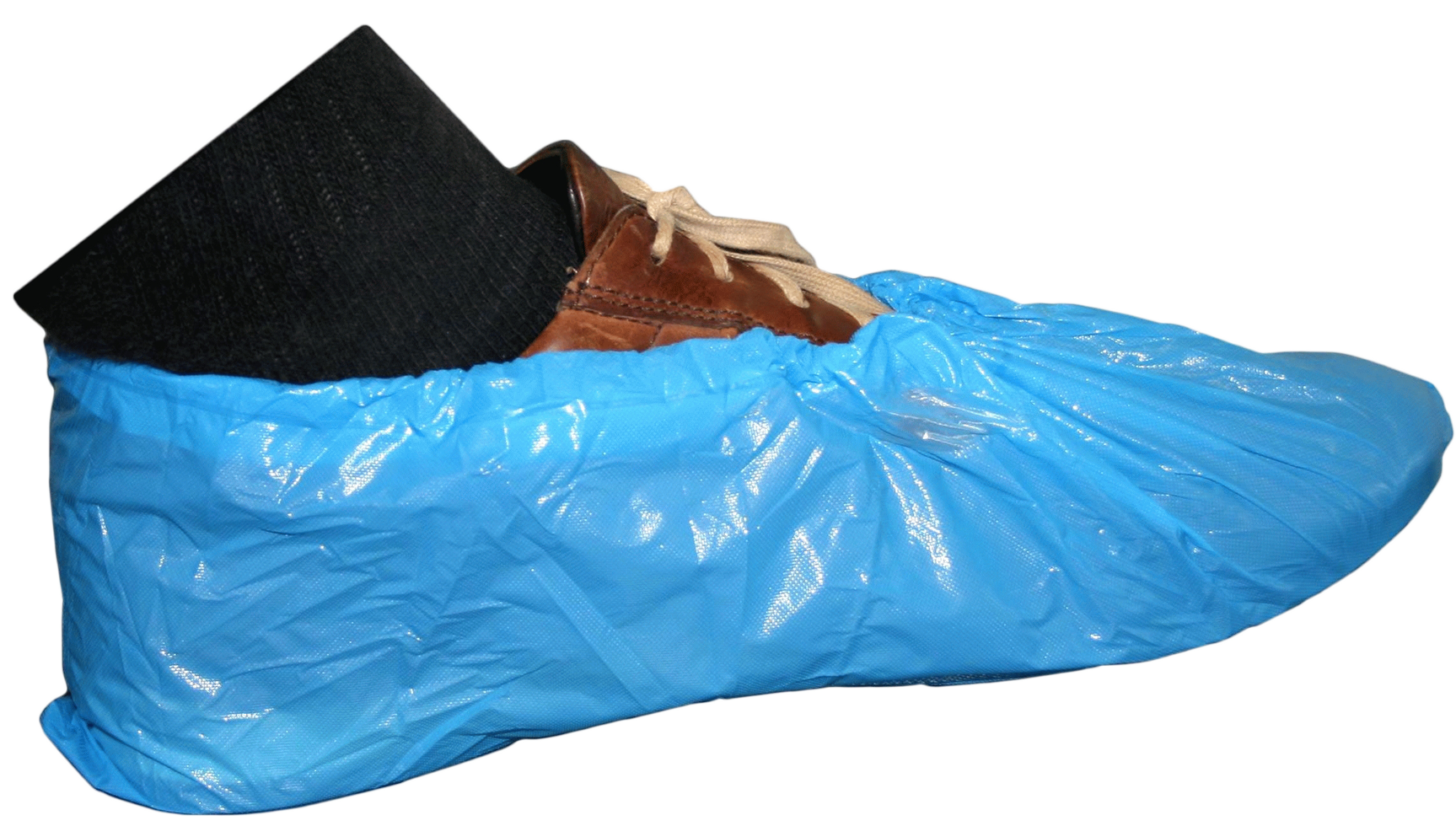 Wegwerp Overschoenen Blauw 36 x 15 cm, 50 Paar Blaue Einwegüberschuhe 36 x 15 cm, 50 Paar