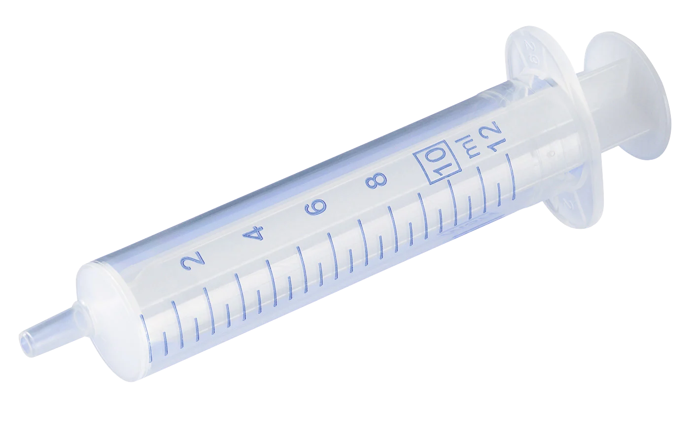 WEGW0010.png Zweiteilige Einmalspritze mit Luer Lock, 10 ml – Bild 1