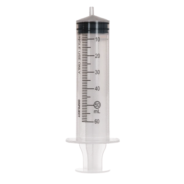 Dreiteilige Einwegspritze mit Luer Lock, 50 ml