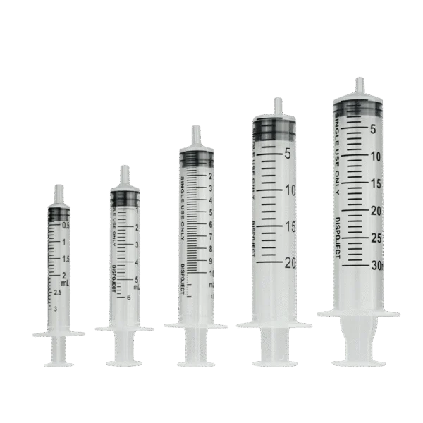 Einmalspritze 2 bis 3 ml, dreiteilig und ohne Nadel – Génia Dispoject