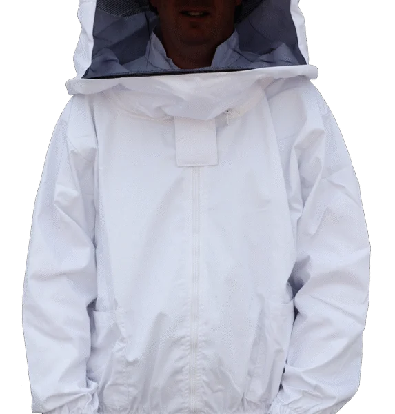Imkerjacke aus Baumwolle mit Hut und Schleier, Größe XXL – Hofman Pest Control