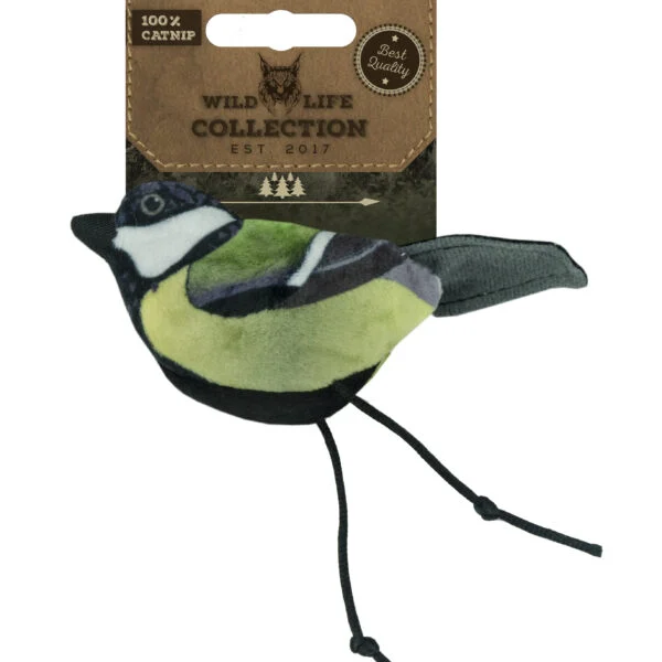 Katzenspielvogel mit Katzenminze – Wild Life Collection Cat Kohlmeise