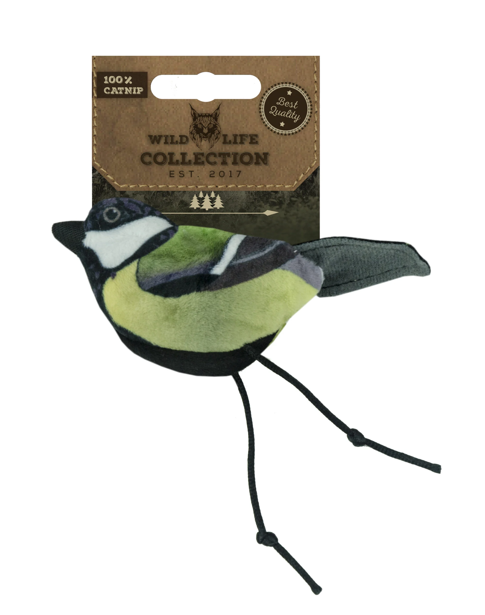 Katzenspielvogel mit Katzenminze – Wild Life Collection Cat Kohlmeise – Bild 1