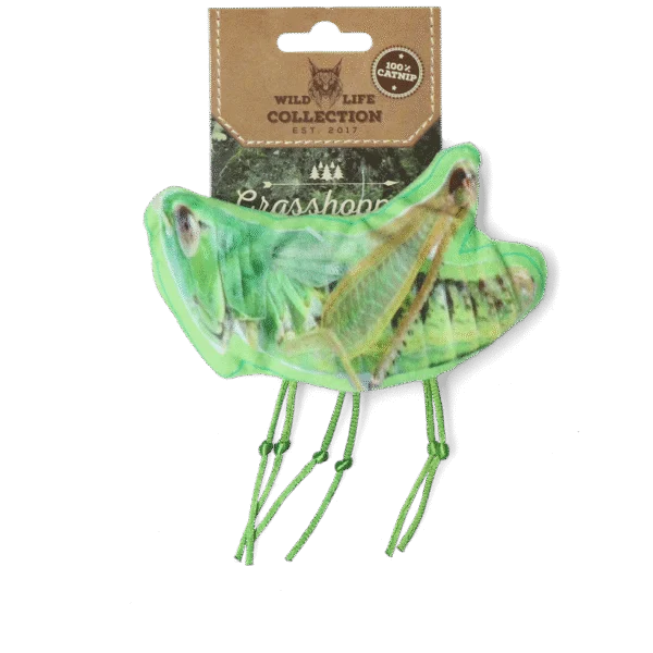 Katzenspielzeug Heuschrecke mit Katzenminze – Wild Life Collection Cat Heuschrecke