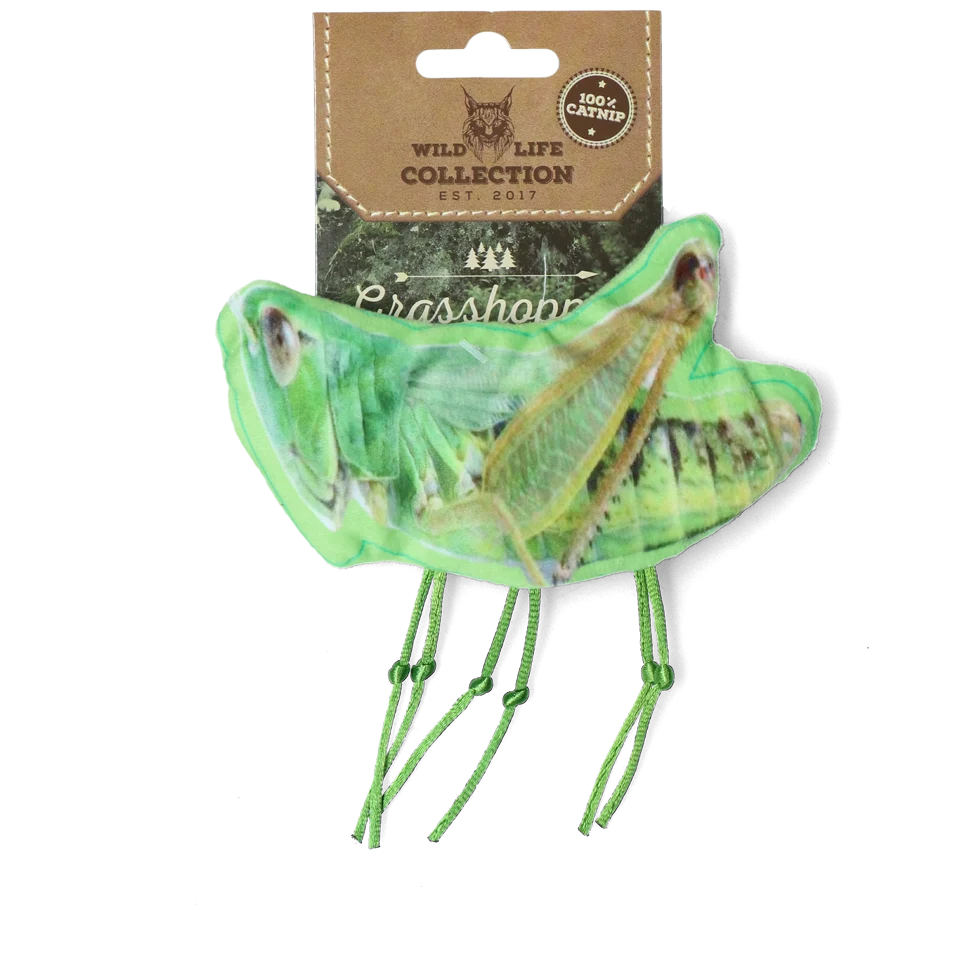 Katzenspielzeug Heuschrecke mit Katzenminze – Wild Life Collection Cat Heuschrecke – Bild 1