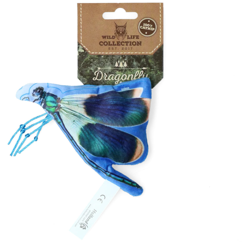 WILD036.png Katzenspielzeug in Libellenform mit Katzenminze – Wild Life Collection Cat Libelle – Bild 1