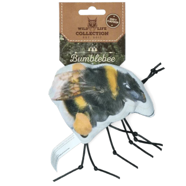 Katzenspielzeug in Hummelform mit Katzenminze – Wild Life Collection Cat Hummel