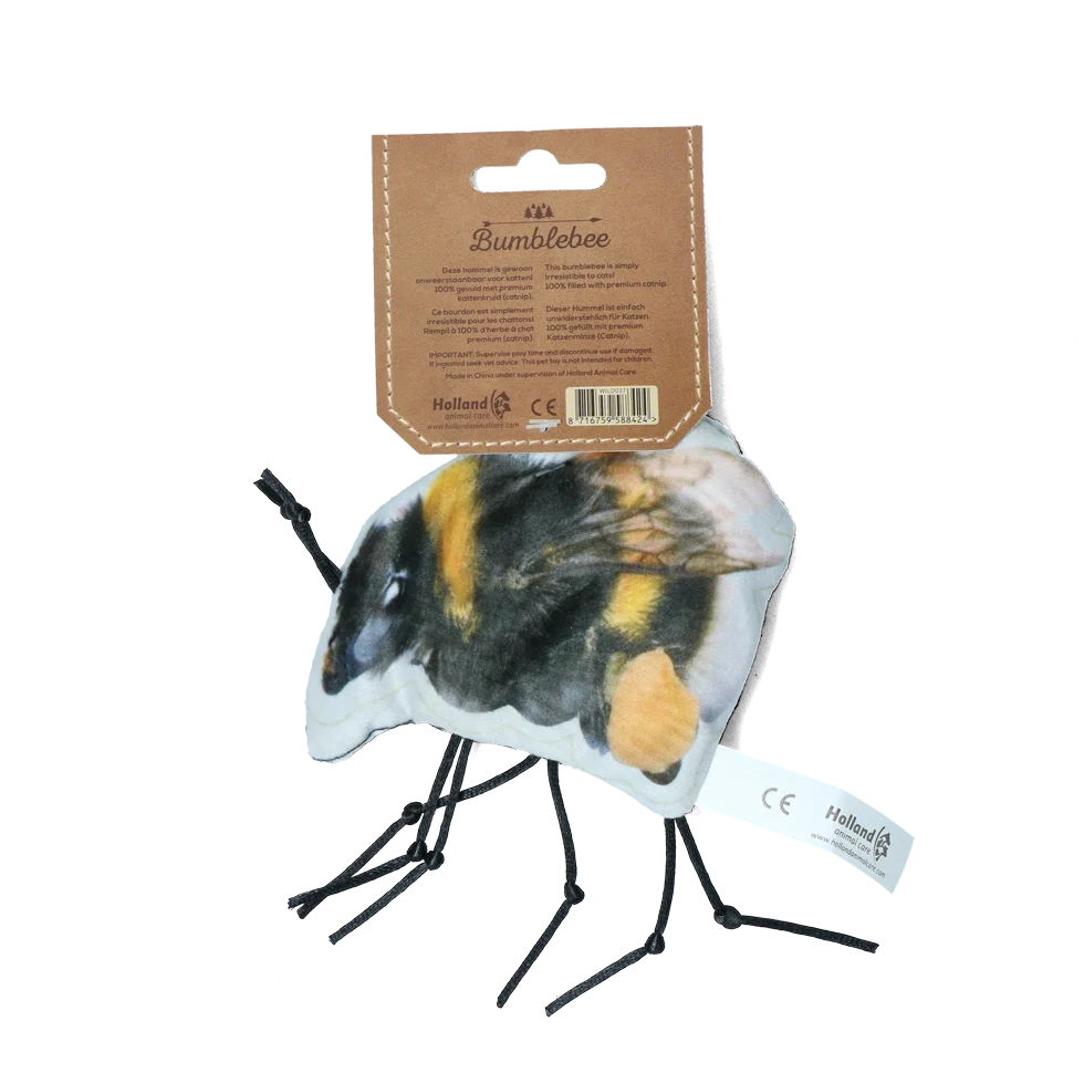 Katzenspielzeug in Hummelform mit Katzenminze – Wild Life Collection Cat Hummel – Bild 2