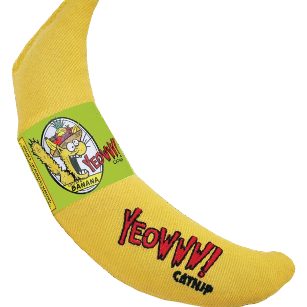 Spielbanane für Katzen mit Katzenminze, 17,7 cm – Yeowww! Chicata Banana