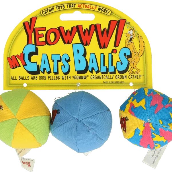 Spielbälle für Katzen mit Katzenminze – Yeowww! My Cats Balls