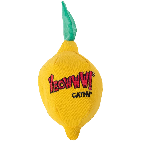 Katzenspielzeug Zitrone mit Katzenminze, 7,6 cm – Yeowww! Sour Pusss! Lemon