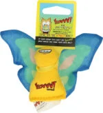 Katzenspielschmetterling mit Katzenminze und Knisterflügeln, 13 x 6 cm, Blau – Yeowww! Butterfly – Bild 2