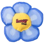 Spielblume für Katzen mit Katzenminze und knisternden Blütenblättern, Blau – Yeowww! Daisy's Flower Tops
